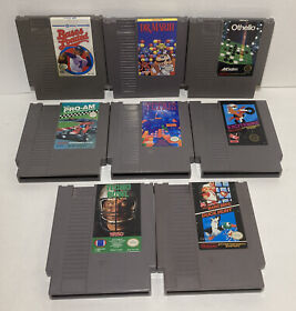 Nintendo NES Game Lot DR. Mario Super Mario Bros Tetris Excitebike R.C. PRO-AM