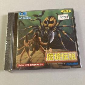 Victor PC Engine Hu CARD The Legendary Axe MAKYO LEGEND Video Game Japan Used