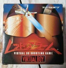 Nintendo Virtual Boy "Red Alarm" T&E Soft VB 1995 Virtual 3D shooting game