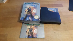 Snake's Revenge Nintendo NES PAL B CIB IMBALLO ORIGINALE BOXED #2