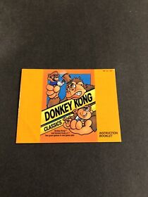 donkey kong classics nes Manual
