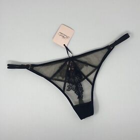 Agent Provocateur Demelza Black Thong AP2 Small NWT $145