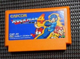 NES Soft Rockman (Megaman) 4 Japan Famicom F/S YU-08137