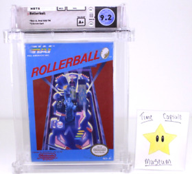 Rollerball New 1984 Nintendo NES Factory Sealed WATA Grade 9.2 A+ MINT H-Seam