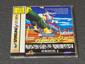 Samsung Saturn Sega Virtua Fighter 2 Retro Game CD Korean Version for Console