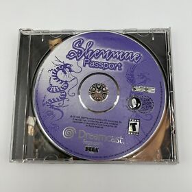 SEGA DREAMCAST SHENMUE VIDEO GAME PASSPORT DISC ONLY WITH FREE SHIPPING
