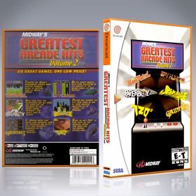 Dreamcast Custom Case - NO GAME - Midway's Greatest Arcade Hits Volume 2