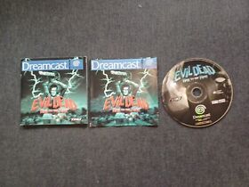 Evil Dead Hail to the King  (Sega Dreamcast) Manual, Disc And Front NO CASE 