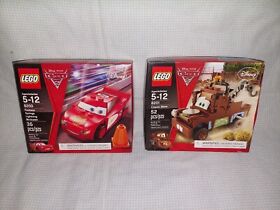 Lego 8200 & 8201 Disney Cars Radiator Springs Lightning McQueen & Classic Mater
