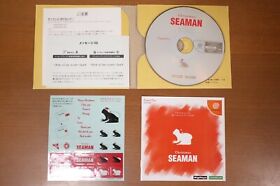 Christmas Seaman Sea Man Complete Set Sega Dreamcast DC Boxed Japan