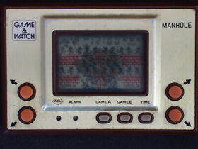 Super Original Lcd Game Watch Nintendo Manhole Mh-06 1981 Made No.6441 Safe deli