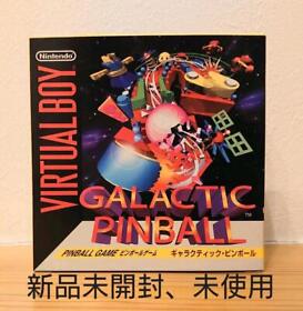 Galactic Pinball Nintendo Virtual Boy Japan Import Brand New