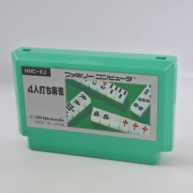 Famicom 4 NIN UCHI MAHJONG 4nin FF Logo Version Cartridge Only Nintendo 2098 fc