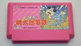 Famicom Games  FC " Super Momotaro Dentetsu "  TESTED /550066