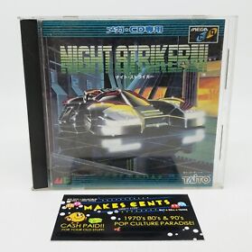 Mega Drive Mega CD Taito Night Striker  MD MEGA CD NIGHT STRIKER - NICE!