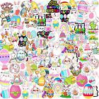 Easter Stickers 100Pcs Cute Rabbit Animal Stickers Set for Kids Lovely Easter...