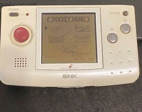 NEO GEO POCKET WHITE JAPAN USED DISPLAY BUBBLES CONSOLE EU SELLER