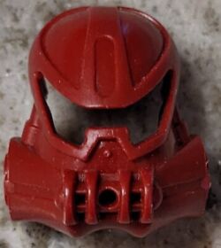 LEGO Bionicle - Huna Mask - Dark Red - Part # 47308 - From 8601 Toa Vakama 8725