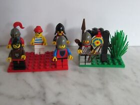 Vintage Lego Set 1624 and Assorted Minifigures from Sets1596 1590 6021 Knight
