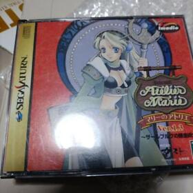 USED Atelier Marie Ver1.3 Sega Saturn SS with Manual 1997 GUST Japan import