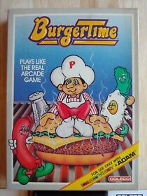 1984 Colecovision BurgerTime Complete In Box