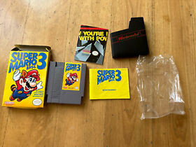 Super Mario Bros. 3 (Nintendo NES, 1990) With Box And Manual Tested