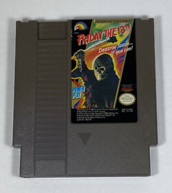 Friday the 13th (Nintendo - NES) (Authentic & Tested) - 1989