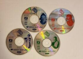 Enemy Zero Sega Saturn AUTHENTIC US VERSION DISCS ONLY NICE SHAPE *RaRe*
