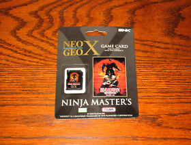 SNK Tommo Neo Geo X Ninja Masters Cartridge - Old New Stock - Factory Sealed