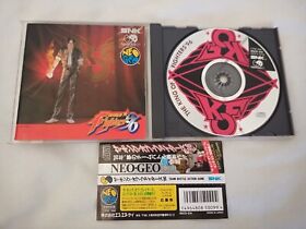 The King of Fighters 96 with Spine Card SNK Neo Geo CD Japan Import US Seller