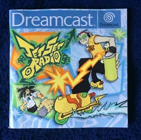 Jet Set Radio | Sega Dreamcast | MANUAL ONLY- PAL-UK-EXC COND