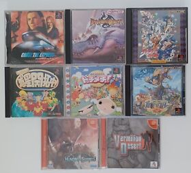 Japanese PSX PS1 Dreamcast Game Lot (NTSC-J) Gaia Master Dochi Mecha