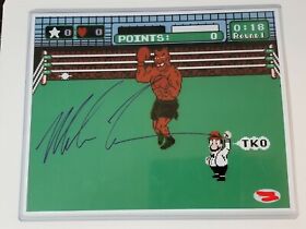 Mike Tyson Signed 8x10 Photo RP - Free Shipping!! NES Nintendo Punchout