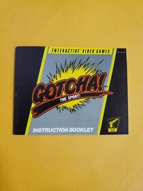Gotcha! The Sport! Nintendo NES Manual Only ~ Instruction Booklet