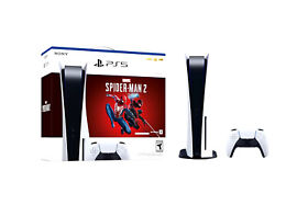 Sony PS5 Blu-Ray Edition Console Spider-Man 2 Bundle - White