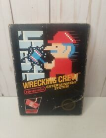 Wrecking Crew NES Box 1st Print Hangtab 5 screw
