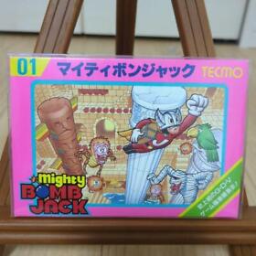Juego retro Mighty Bomb Jack Nintendo Famicom NES Tecmo 1986 FC versión japonesa