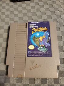 Solstice: The Quest for the Staff of Demnos (Nintendo NES ) Authentic !!