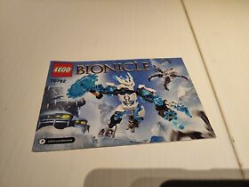 LEGO 70782, Bionicle, Building Instructions, Instructions, ONLY INSTRUCTION, LEGO BIONICLE 