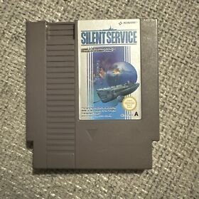 Silent Service Nintendo NES Game PAL A Cartridge Only