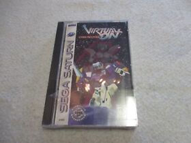 SEGA SATURN NEW SEALED WITH HANG TAB CYBER TROOPERS VIRTUAL ON 1996