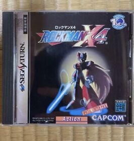 Megaman X4 Special Limited 1997 SEGA Saturn Japanese Version Action Game NTSC-J