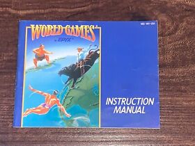 World Games Nintendo NES Instruction Manual Only