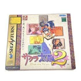 First Limited Edition Sakura Wars 2 Sega Saturn SS NTSC-J Used from Japan