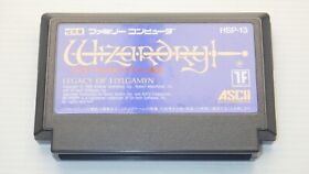 Famicom Games  FC " Wizardry II 2 "  TESTED /550115