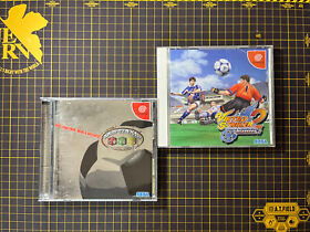 Lot 2 Virtua Striker 2: Version 2000.1 Let’s Make J League Sega Dreamcast NTSC-J