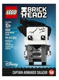 LEGO BrickHeadz Captain Armando Salazar 41594 Building Kit 118 pcs~ Brand New! 