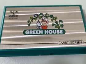 Nintendo Game & Watch Green House GH-54 Multi Screen Tested