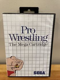 Pro Wrestling (Sega Master, 1986) Cib Cart Insert Box NO Manual Tested