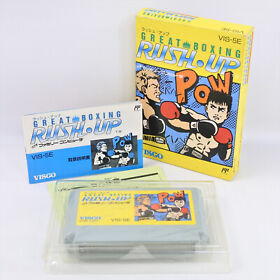 RUSH UP Great Boxing Famicom Nintendo 2512 fc